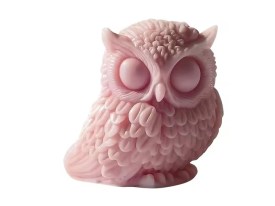 Molde silicona buho solo grande